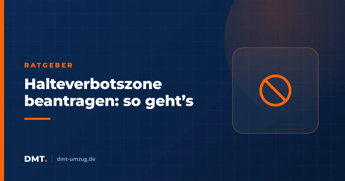 Halteverbotszone beantragen: so geht’s