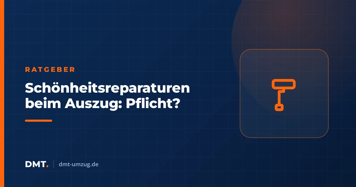 Schönheitsreparaturen beim Auszug: Pflicht?