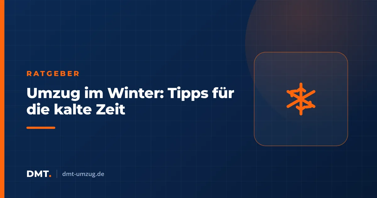 Umzug im Winter: Tipps für die kalte Zeit